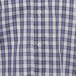 Pre Owned Tom Ford Blue Checked Cotton Long Sleeve Shirt M