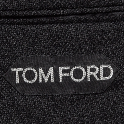 Pre Owned Tom Ford Black Wool Single Breasted Blazer L