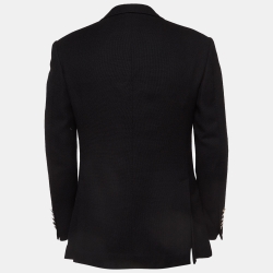 Pre Owned Tom Ford Black Wool Single Breasted Blazer L