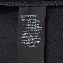 Tom Ford Black Jersey Long Sleeve Polo T-Shirt 4XL
