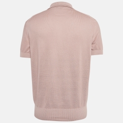 Pre Owned Tom Ford Pink Cotton Pique Polo T-Shirt XL
