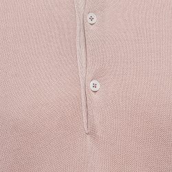 Pre Owned Tom Ford Pink Cotton Pique Polo T-Shirt XL