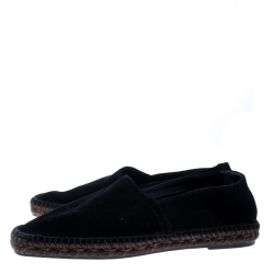 Tom Ford Black Suede Barnes Espadrilles Size 40