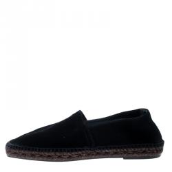 Tom Ford Black Suede Barnes Espadrilles Size 40