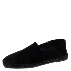 Tom Ford Black Suede Barnes Espadrilles Size 44