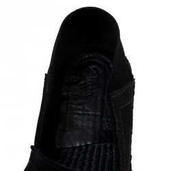Tom Ford Black Suede Barnes Espadrilles Size 44