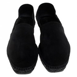 Tom Ford Black Suede Barnes Espadrilles Size 44