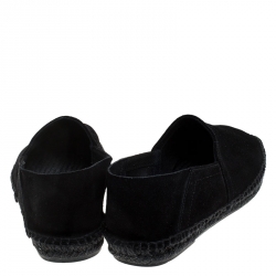 Tom Ford Black Suede Barnes Espadrilles Size 44
