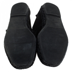 Tom Ford Black Suede Barnes Espadrilles Size 44