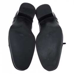 Tom Ford Black Leather Lace Up Oxford Size 44.5