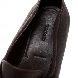 Tom Ford Dark Brown Soft Leather Loafers Size 43