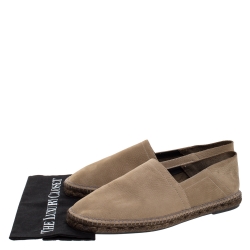 Tom Ford Beige Nubuck Barnes Espadrilles Size 45