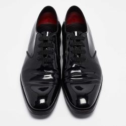 Tom Ford Black Patent Leather Lace Up Oxfords Size 43.5