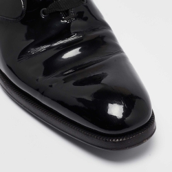 Tom Ford Black Patent Leather Lace Up Oxfords Size 43.5