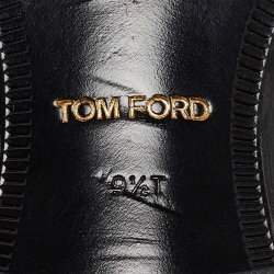 Tom Ford Black Patent Leather Lace Up Oxfords Size 43.5