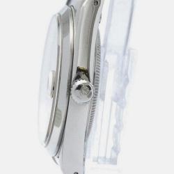 Tudor Pink Stainless Steel Prince Oysterdate 74000N Automatic Men's Wristwatch 34 mm