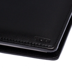 Pre Owned Tumi Black Leather Chambers Letter Pad Cover