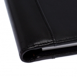 Pre Owned Tumi Black Leather Chambers Letter Pad Cover