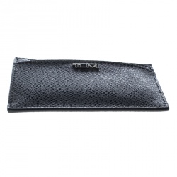 Tumi Black Leather Sinclair SLG Slim Card Case