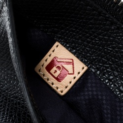 Tumi Black Leather Sinclair SLG Slim Card Case