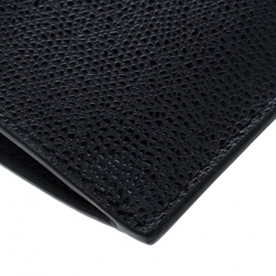 Tumi Black Leather Sinclair SLG Slim Card Case