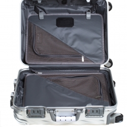 TUMI Sliver Aluminum 4 Wheel Short Trip Packing Case 19 Degrees Luggage 55