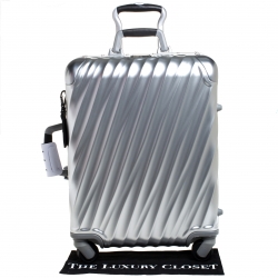 TUMI Sliver Aluminum 4 Wheel Short Trip Packing Case 19 Degrees Luggage 55