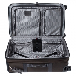 TUMI Black/Brown Nylon 4 Wheel Henderson Short Trip Expandable Luggage