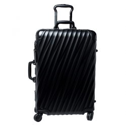 TUMI Silver Aluminum 4 Wheel Short Trip Packing Case 19 Degrees Luggage 65