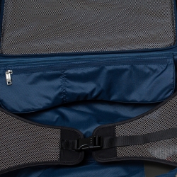 Pre Owned Tumi Grey/Black Nylon Alpha 2 Continental Expandable 4 Wheel Carry On Luggage