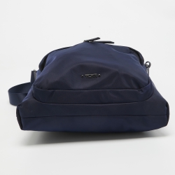 Pre Owned TUMI Navy Blue Nylon Voyageur Carmel Messenger Bag