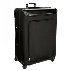 Pre Owned Tumi Black Nylon Expandable Aden Fortnight Trip 31 Luggage