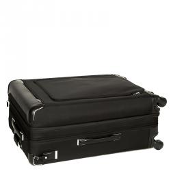 Pre Owned Tumi Black Nylon Expandable Aden Fortnight Trip 31 Luggage