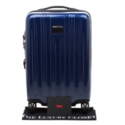 Pre Owned TUMI Blue/Black Plastic Rollenkoffer Continental Trolley