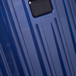 TUMI Blue PVC V3 Rolling Suitcase