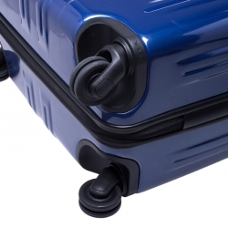 TUMI Blue PVC V3 Rolling Suitcase
