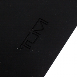 Pre Owned Tumi Orange/Black Leather and Rubber Prism iPad Air 2 Case