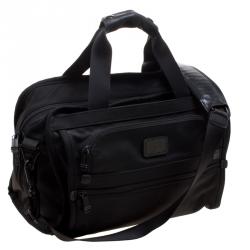 Pre Owned Tumi Black Nylon Portfolio Alpha Duffle Bag