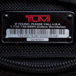 Pre Owned Tumi Black Nylon Portfolio Alpha Duffle Bag