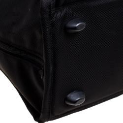 Pre Owned Tumi Black Nylon Portfolio Alpha Duffle Bag