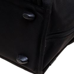 Pre Owned Tumi Black Nylon Portfolio Alpha Duffle Bag