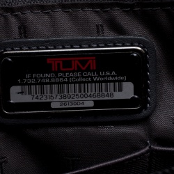 Pre Owned Tumi Black Nylon Expandable Portfolio Alpha Laptop Bag