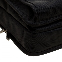 Pre Owned Tumi Black Nylon Expandable Portfolio Alpha Laptop Bag