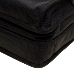 Pre Owned Tumi Black Nylon Expandable Portfolio Alpha Laptop Bag
