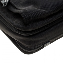Tumi Black Nylon Alpha T-Pass Expandable Laptop Bag