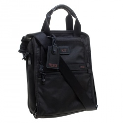 Pre Owned TUMI Black Nylon Alpha II Tote