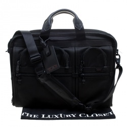 Pre Owned TUMI Black Nylon Alpha II T-Pass Laptop Bag