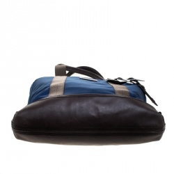 Pre Owned TUMI Blue/Brown Nylon Alpha Bravo Beaufort Tote