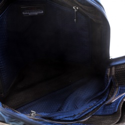 Pre Owned TUMI Blue/Brown Nylon Alpha Bravo Beaufort Tote