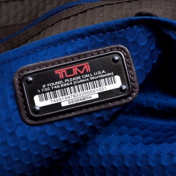 Pre Owned TUMI Blue/Brown Nylon Alpha Bravo Beaufort Tote